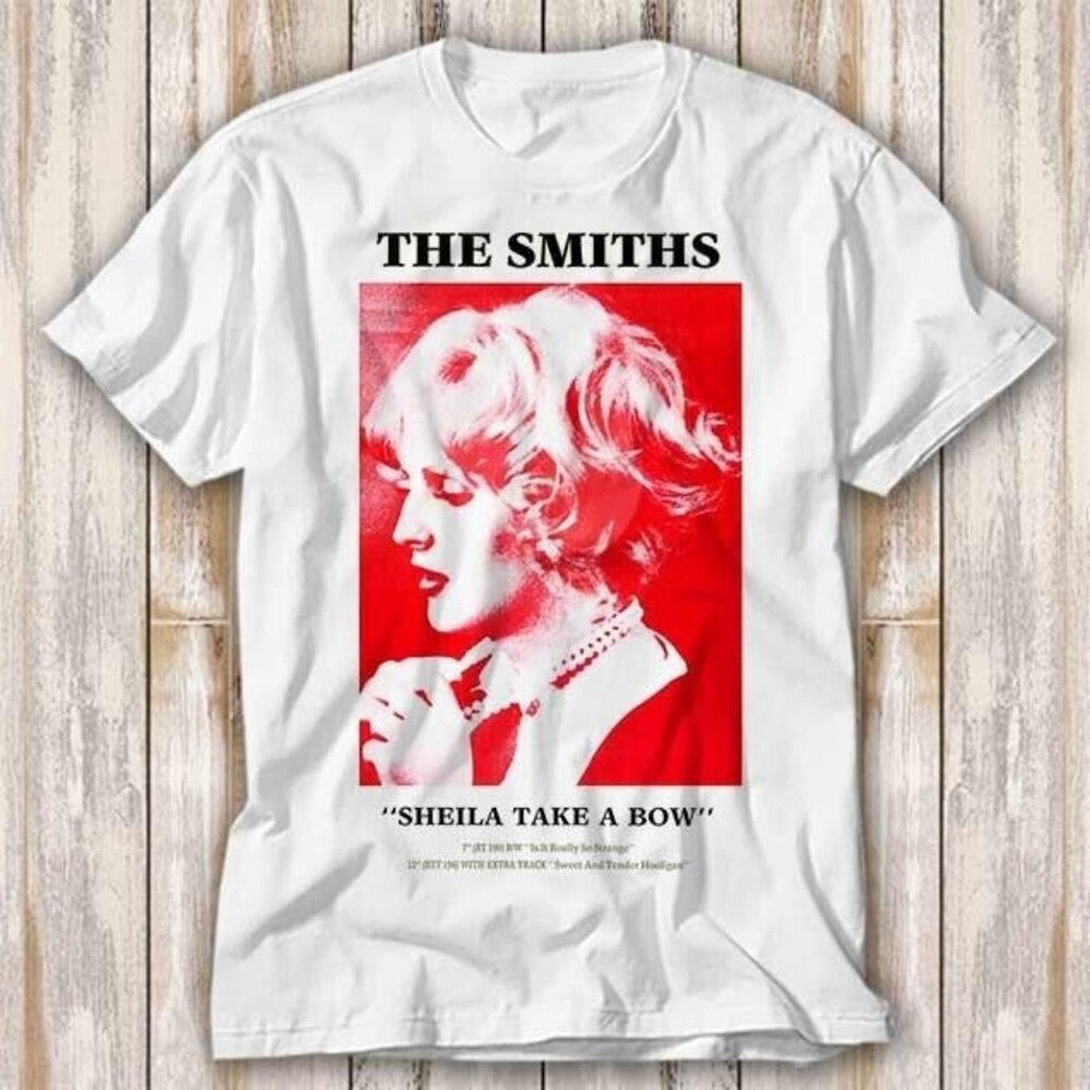 The Smiths Sheila Take A Bow Shirt Rock Band Vinyl Album Music Fan TeeTee
